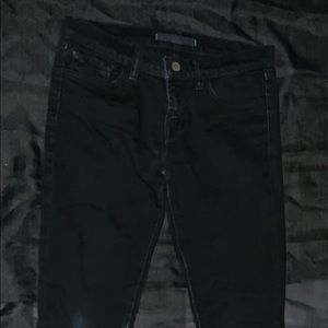J Brand Black Low Rise Skinny Jeans, size 27